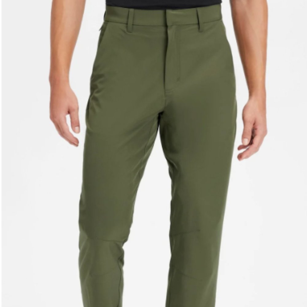 Fabletics the only pant Dark Moss Mens pants NWT (Sizes: 34x32)